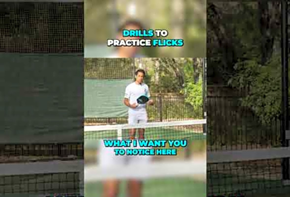 Flick Shot Mastery: Must-Try Drills for Perfecting the Flick in Pickleball! #pickleball #sports