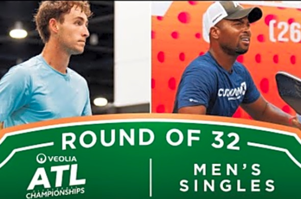 Dylan Frazier v Donald Young at the Veolia Atlanta Pickleball Championships