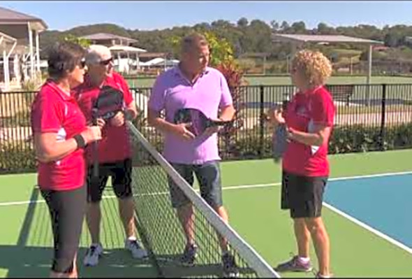 What is pickleball Learn the rules and see Australia&#039;s first pickleball court at Halcyon Glades