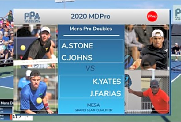 2020 PPA Mesa Qualifier MDPro R3 A.Stone/C.Johns v K.Yates/J.Farias