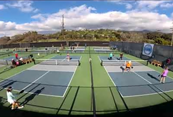 Santa Barbara Pickleball Rotating Doubles Round Robin. January 21, 2020.