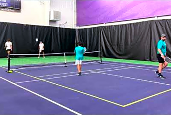 4.0 LSU TENNIS COMPLEX- Dantin/Johnston vs Chance/Bernard - Bayou Traditions Pickleball Tournament