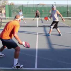 Crazy long game...Who wins? Coach David Pickleball &amp; Troy vs Glob &amp; Lurch