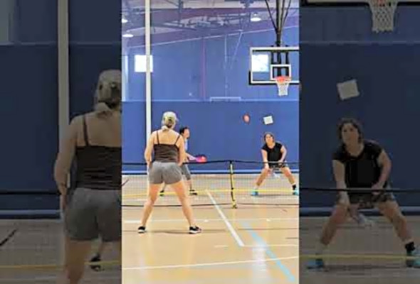 Making up our own Pickleball game!#PickleballFun