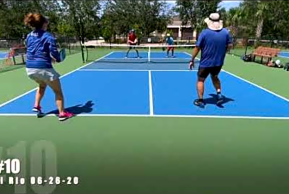 PICKLEBALL - TOP 20 Highlights - El Rio 06-26-20