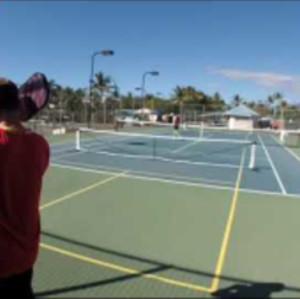 2020 Hawaii Open Men&#039;s singles 19 4.0/4.5 Gizmo Hall Vs G. Baker