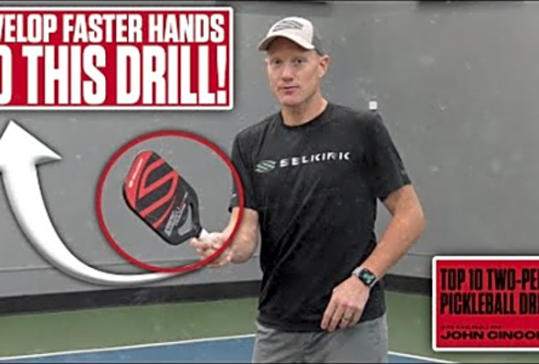 2-Person Pickleball Drills to Improve Your Fast Hands &amp; Reaction Time