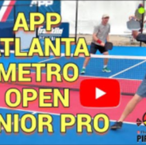 APP - Atlanta Metro Open Pickleball Men&#039;s Double Senior Pro Losers Brack...