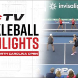 Lea Jansen Back Right Slam Pickleball Highlight - 2022 North Carolina Op...