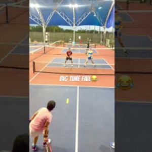 How to not hit the ball #fail #pickleball #fitness #sports #love #pickle...