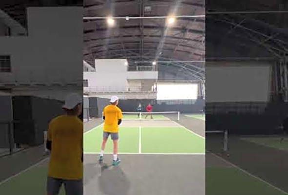 Was this shot In or Out? #pickleball #pickleballislife #viral #shorts