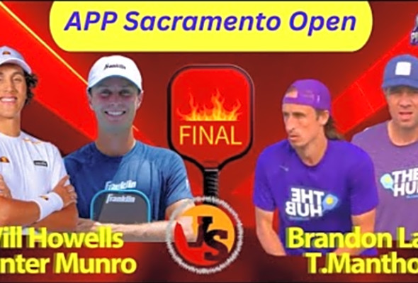 Lane/Manthou vs Howells/Munro: Mens Doubles Final 2025