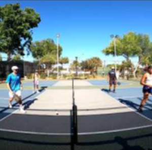 Mixed Bad Pickleball High level Rec Play 5.0 Jessie Irvine JulioR Christ...