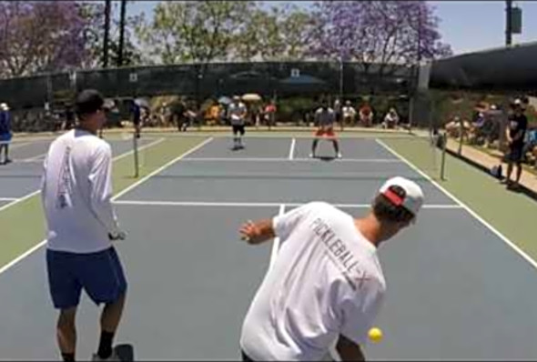 2017 Pickleball Tournament May Mayhem MD 5.0 Steve Dawson/Warnick vs. Coyle/Shinzaki Game 1&amp;2