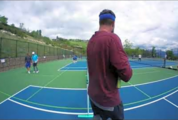 4.5 Men&#039;s Pickleball LDS Hospital tourney Matt/Jake vs Trey/Jake