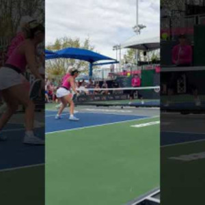 Allyce Jones Pickleball setting herself up for success!