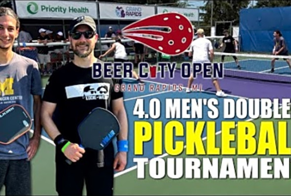4.0 Men&#039;s Doubles at 2024 Beer City Open Pickleball Tournament