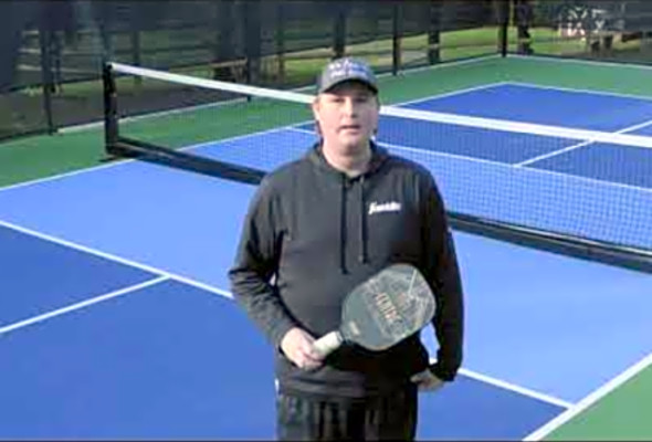 The Aspen Kern Centre Pickleball Paddle from Franklin Sports