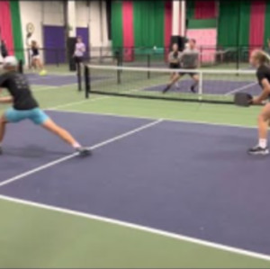 4.0 mixed doubles CT summer kick off tournament at Lucky Shots, Pickleba...