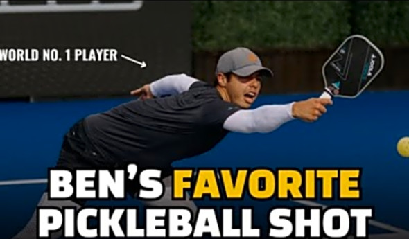 How To Hit the Backhand Roll in Pickleball - Ben Johns