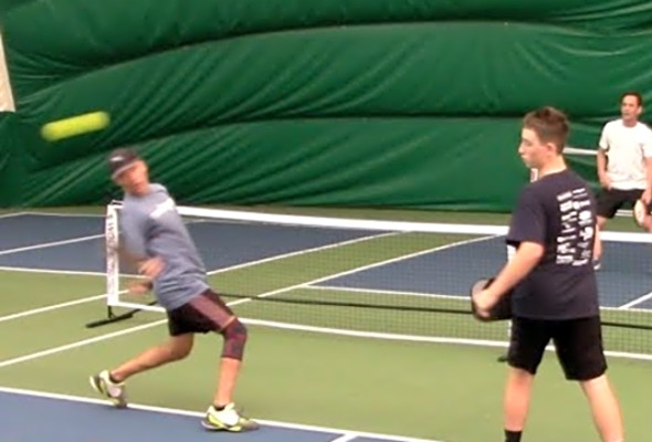 St Louis Advanced Pickleball Rec Play-Dylan Frazier/Rich Geenen v Jason Wierzchucki/Jeff Miller