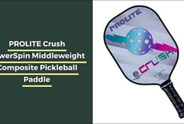 PROLITE Crush PowerSpin Middleweight Composite Pickleball Paddle