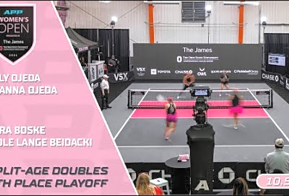 2024 APP Women&#039;s Open Presented By The James I Split-Age Doubles 9th Place Playoff