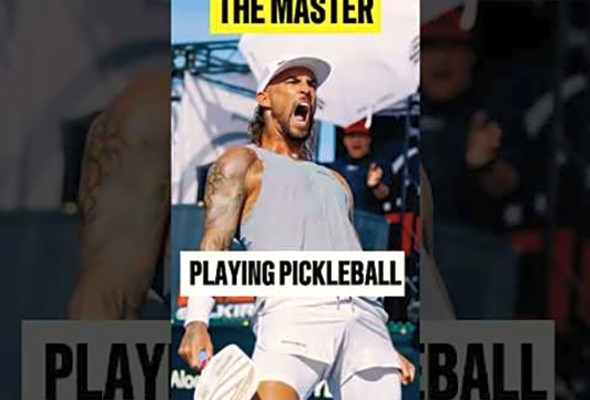 The Master Playing Pickleball - Tyson Mcguffin.#pickleball