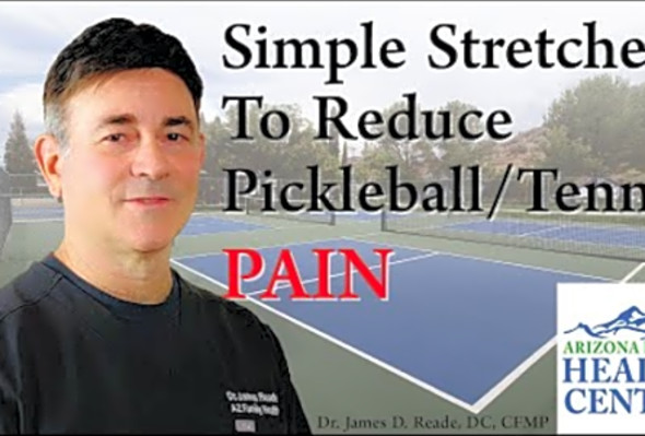 Simple Stretches to Reduce PAIN while playing Pickleball or Tennis!