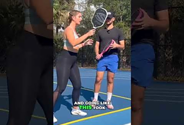 The#1 dinking mistake tennis players make in pickle ball! #pickleballcoach #pickleball