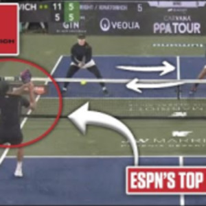 James Ignatowich&#039;s ESPN SportsCenter #1 Shot: Pickleball Point Review