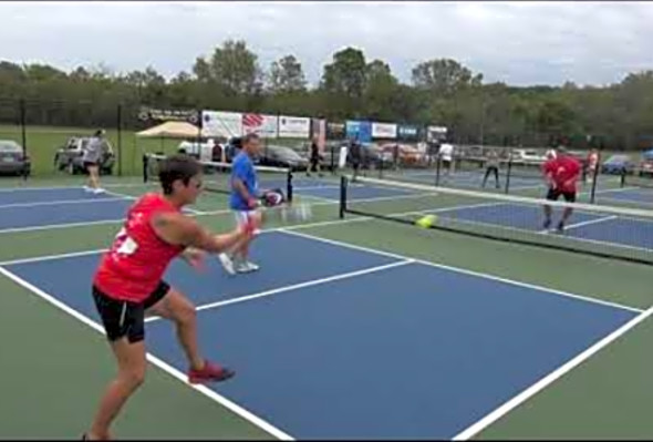Pickleball Tournament Lisa Frumhoff/Chris Carpenter vs sansoucie/John Kleinschmidt