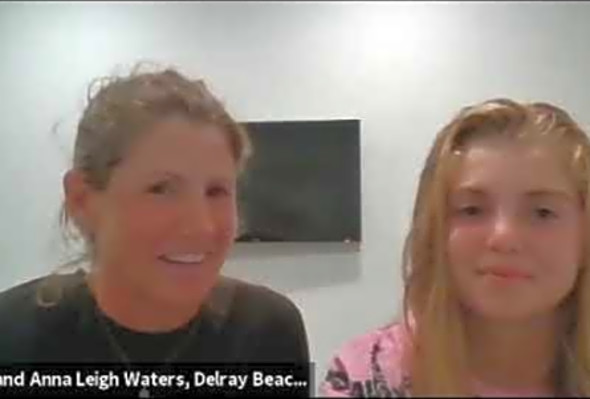 Pickleball Happy Hour - Leigh and Anna Leigh Waters