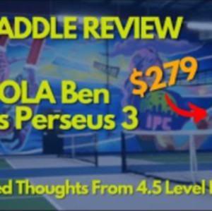 Open Play Paddle Review at IPC - JOOLA Ben Johns Perseus 3