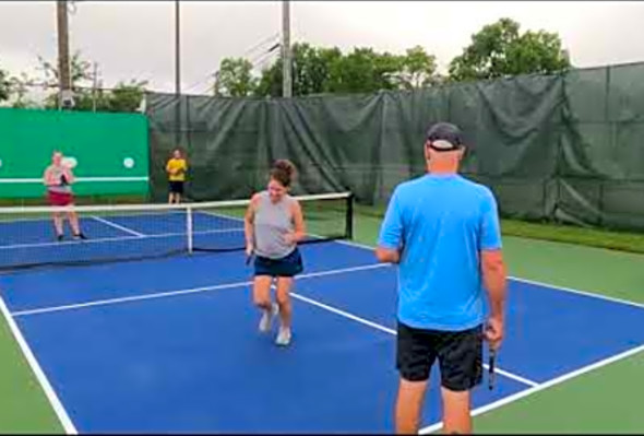 Before the Birds Can Chirpy Chip: A Morning Pickleball Match 7/5/24 GX011448c