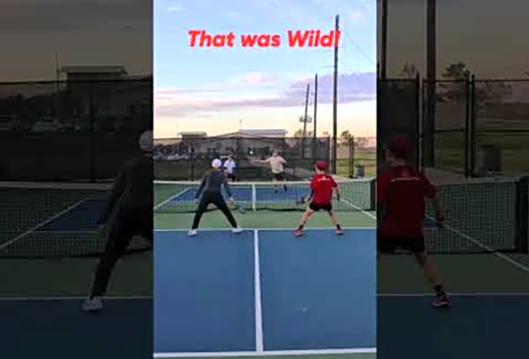That was Wild! #pickleball #pickleballhighlights #highlights #shorts #thepickleballrunner