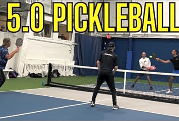 5.0 Mens Doubles Pickleball - Matt &amp; Nick vs Mike &amp; Ashish - Pickleball Plus Long Island