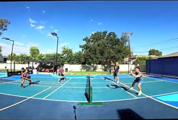 Bad Pickleball High Level Rec 5.0 Jessie Irvine Brandon Kramer Jeff Warnick Matt Baca 2 games