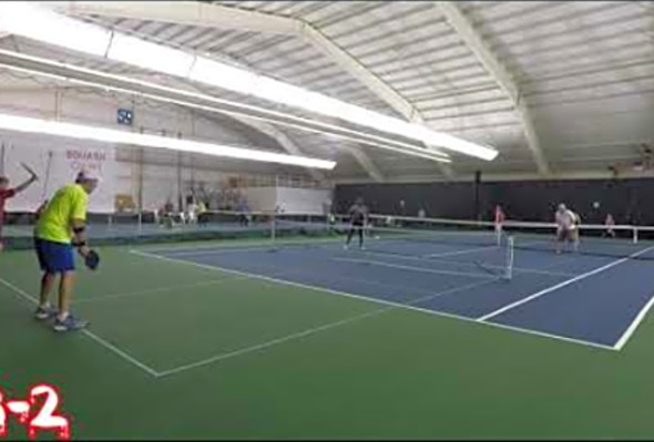 Lakewood YMCA Howling Pickleball Tournament 2018- Smith/Carter VS Werner/Thoburn
