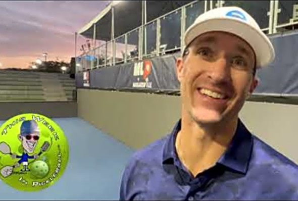 Drew Brees becomes only man to have won a Super Bowl and Pickleball championship.