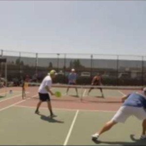Tustin Pickleball Labor Tournament 2016 MD Open Finals Game 2