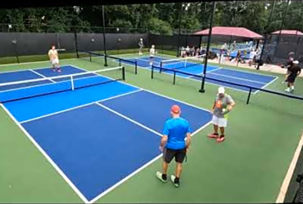 Newnan Pickleball / 8-13-22 / Todd Castleberry/Kurnia Kosasi vs John Huddleston/Tom Murty