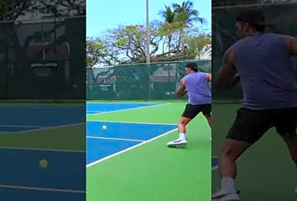 Power On The Third.. FAIL #shorts #pickleball #pickleballhighlights