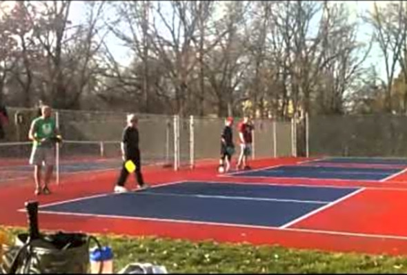 Pickleball in Rockford, IL (Summer in December 2012)