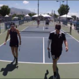 2023 PPA Tournament of Champions Pickleball Tournament Mixed Doubles Pro R2