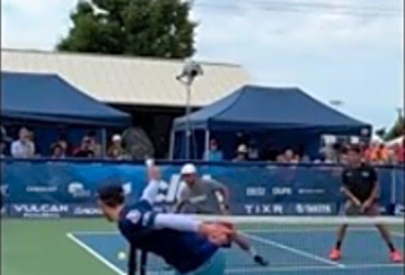 Extreme 0.01% Chance Pickleball Point