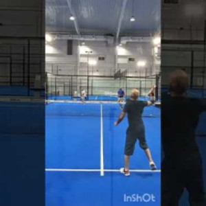 Precision Glasses Shot! #padel #tennis #sports #shorts