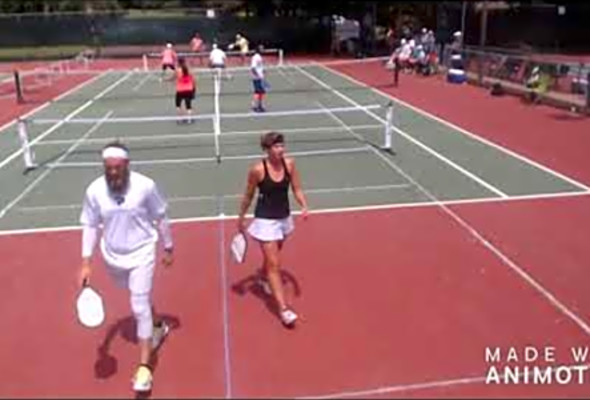 Lake Lure 2018 Mixed Doubles Gizmo Hall &amp; Knikki Hernandez vs Berry &amp; Saylor 1