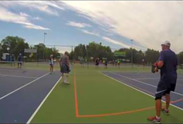 2017 Pickleball Canada National Tournament 4.5 Men&#039;s Doubles (Match #10 video 1)