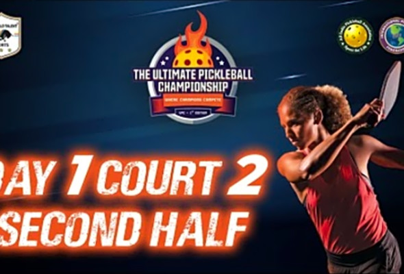 The Ultimate Pickleball Championship 2023 - Day 1 Court 2 Second Half